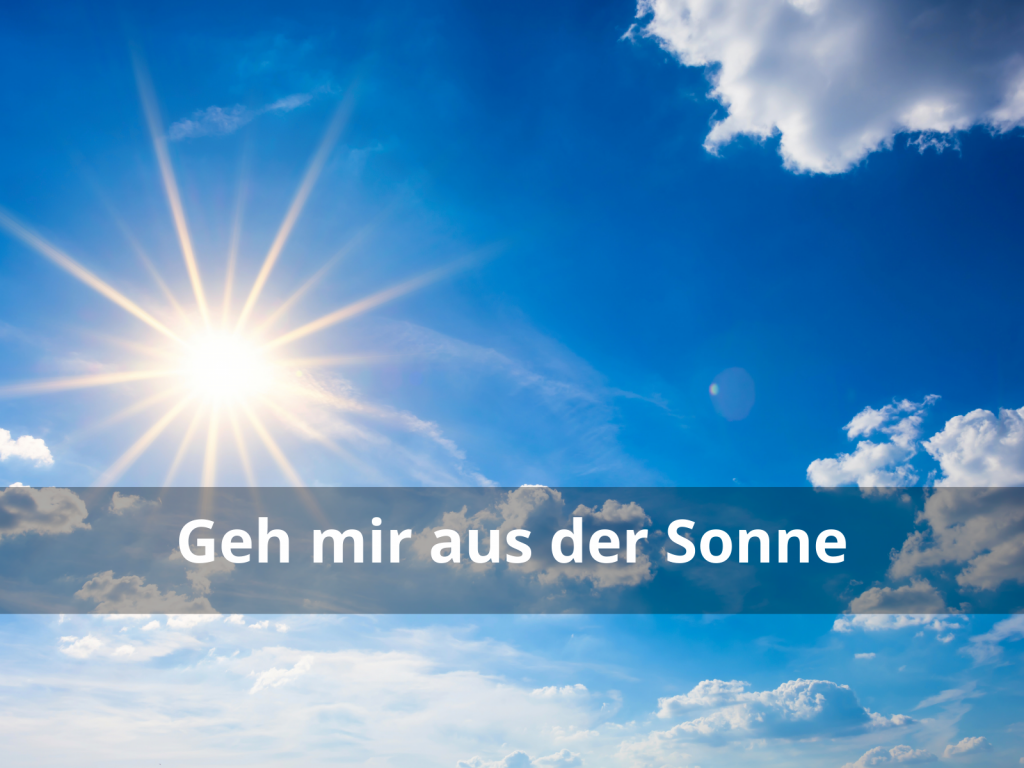 thành ngữ tiếng đức về thái độ sống